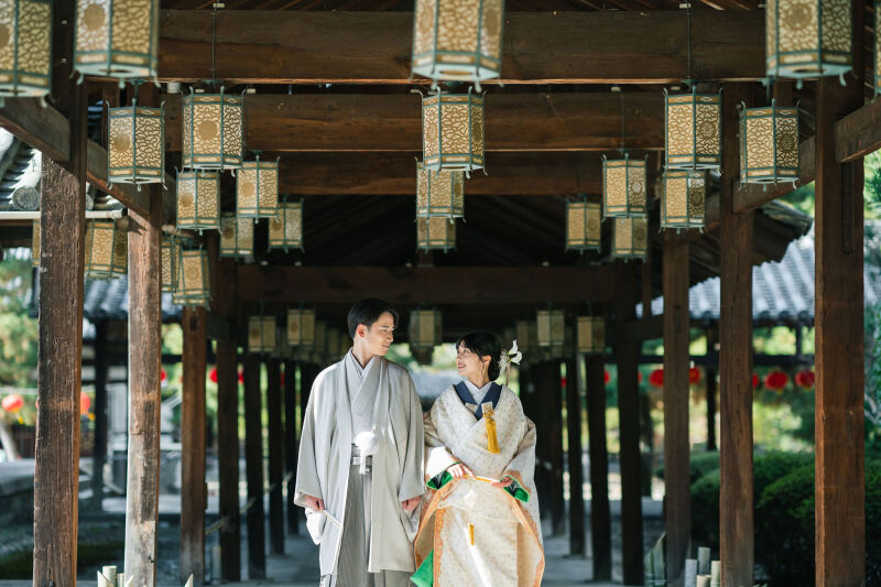 萬福寺らしい廊下