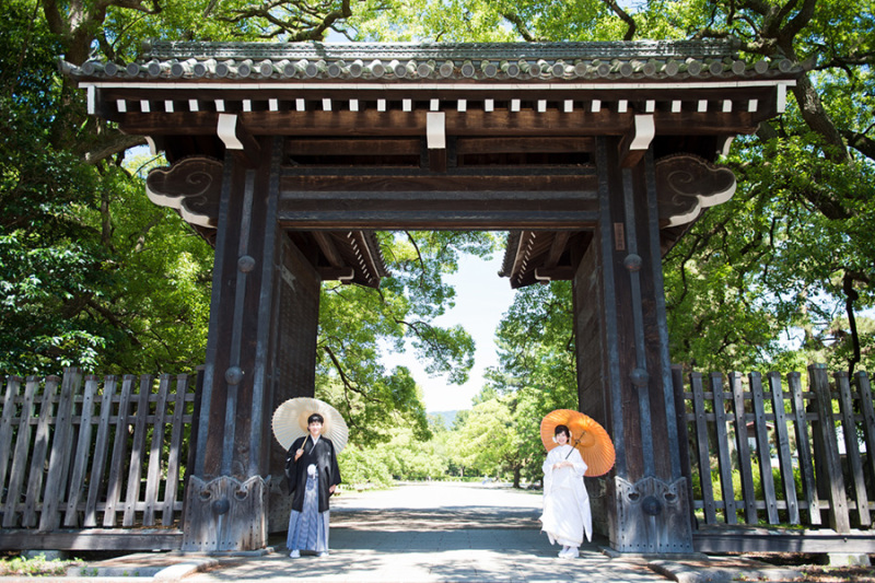 京都御苑での前撮り撮影〜夏〜