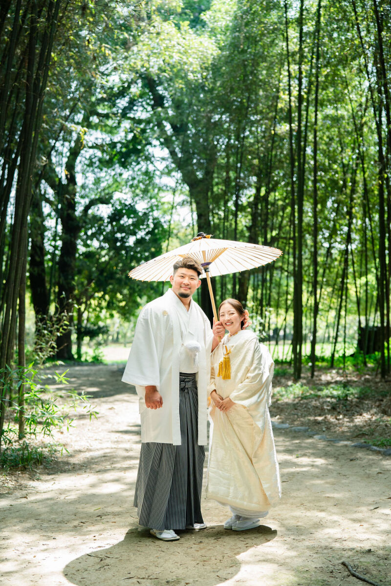 白無垢と白紋付