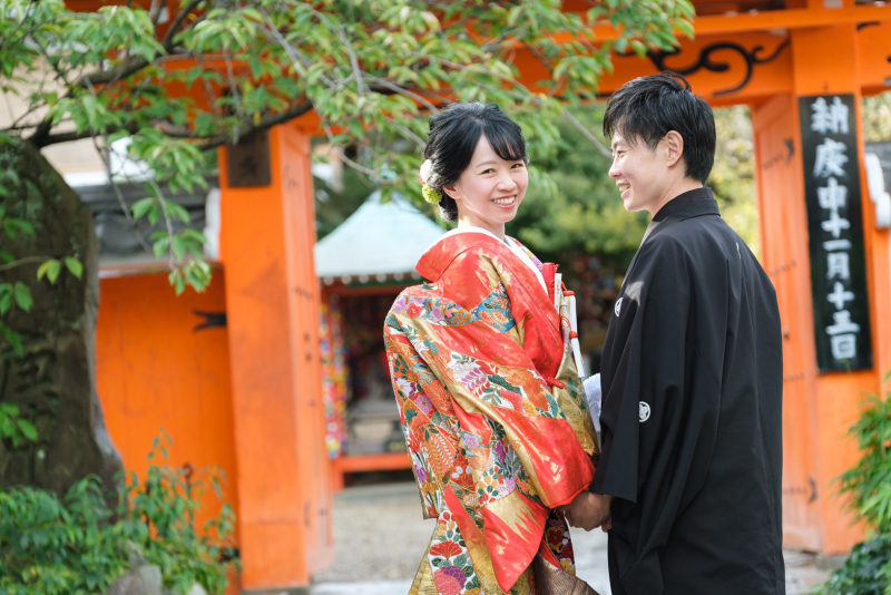 初秋の祇園にて和装撮影