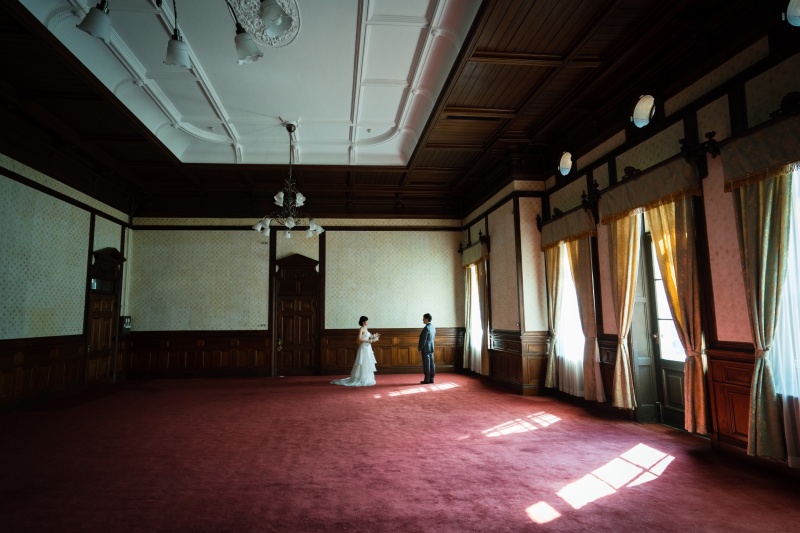 レトロな空間で