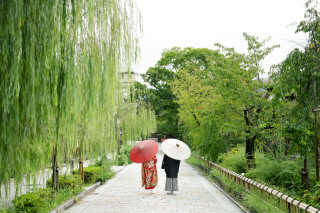 初秋、祇園白川