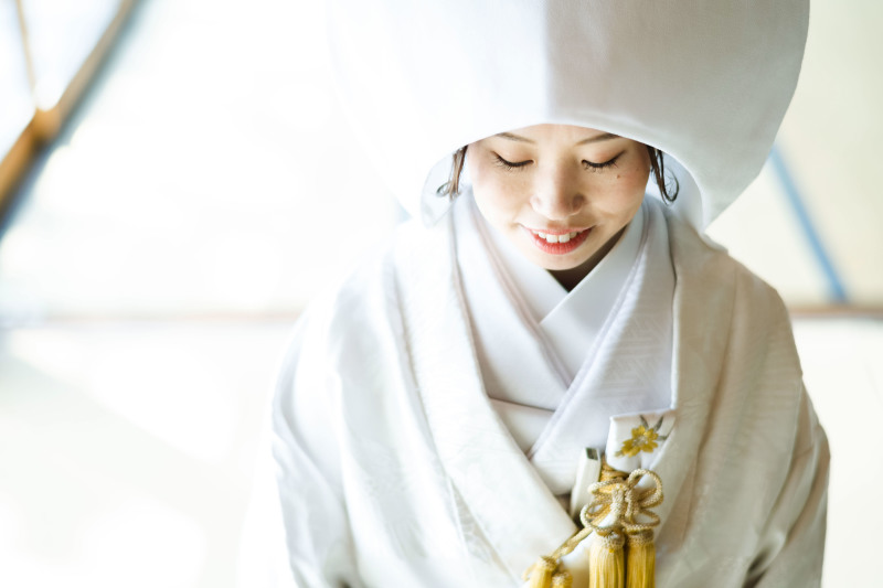 綿帽子と新婦様