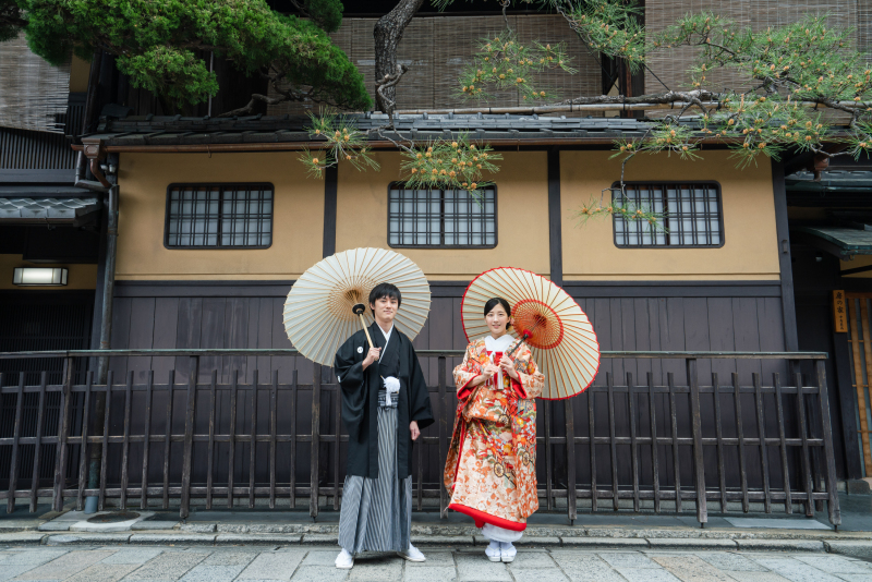 祇園で撮影スタート