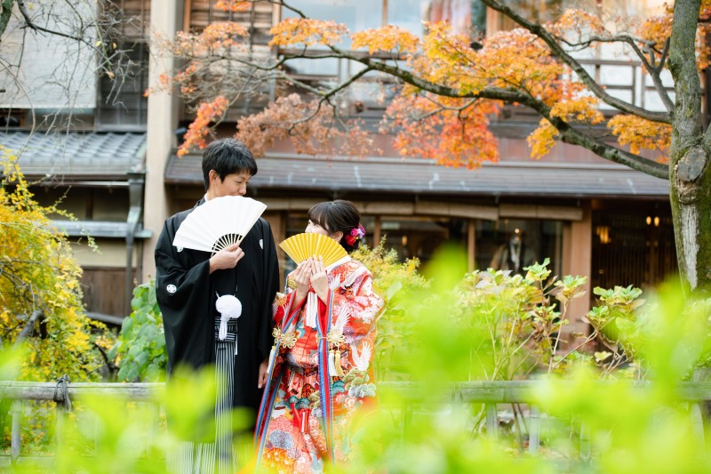 扇子を使った撮影