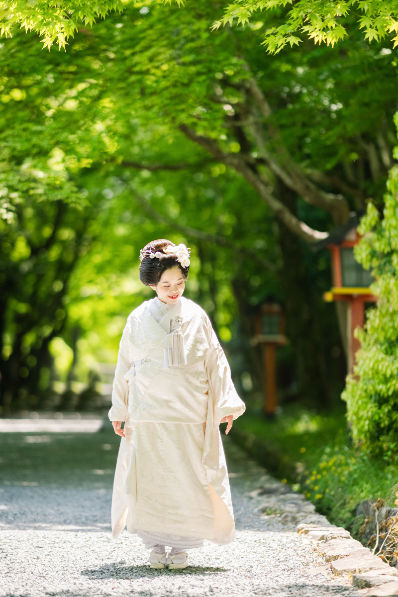 白無垢と新日本髪