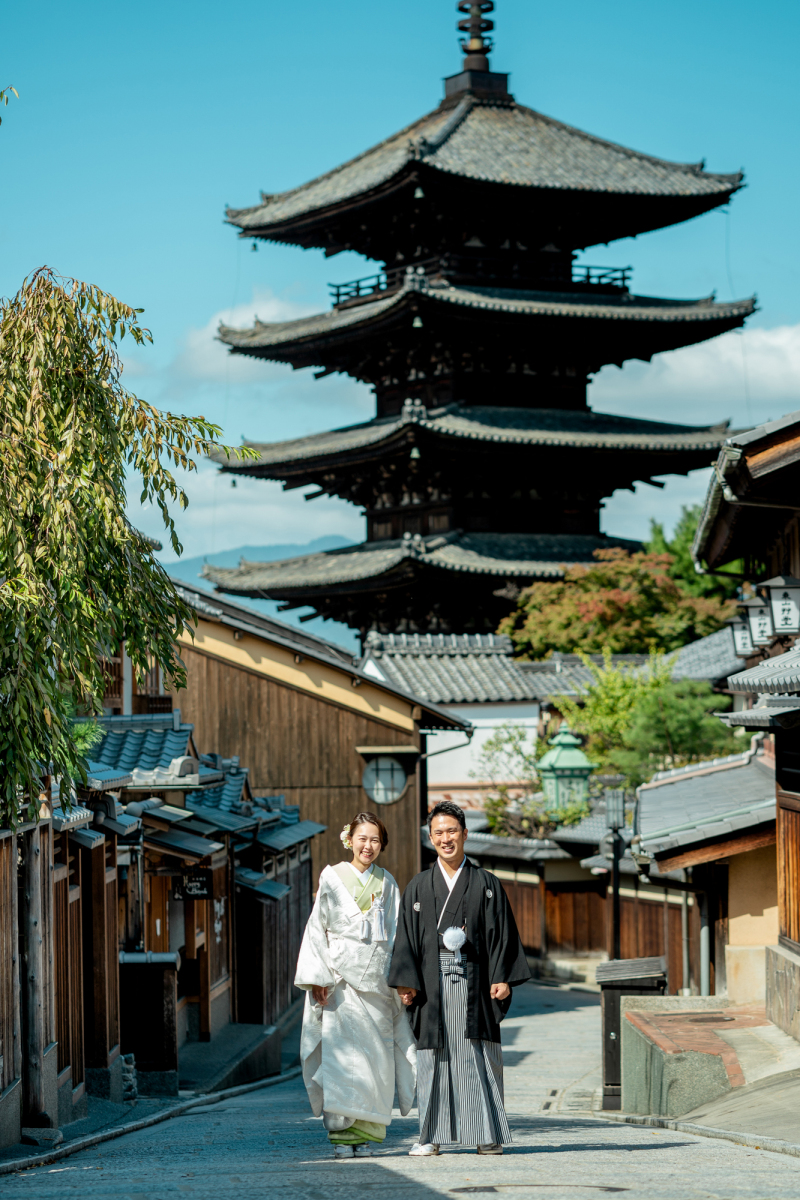 八坂の塔と撮影