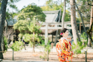 帆掛船の色打掛