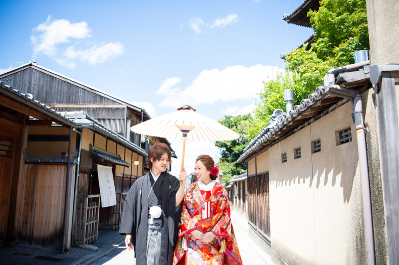 清々しい青空と