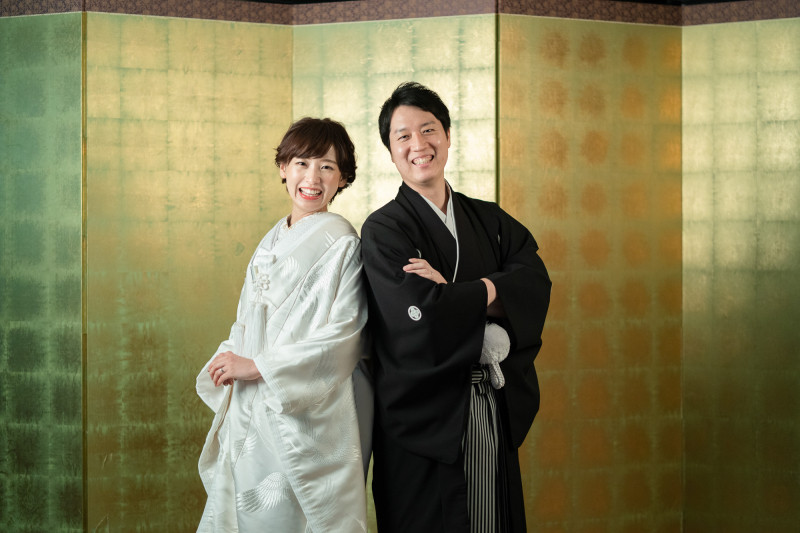 スタジオでは白無垢