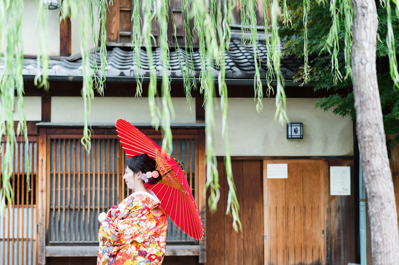 柳がいいアクセント