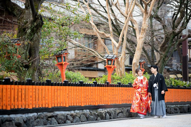 祇園は早朝から