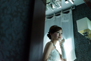 大阪での結婚式撮影