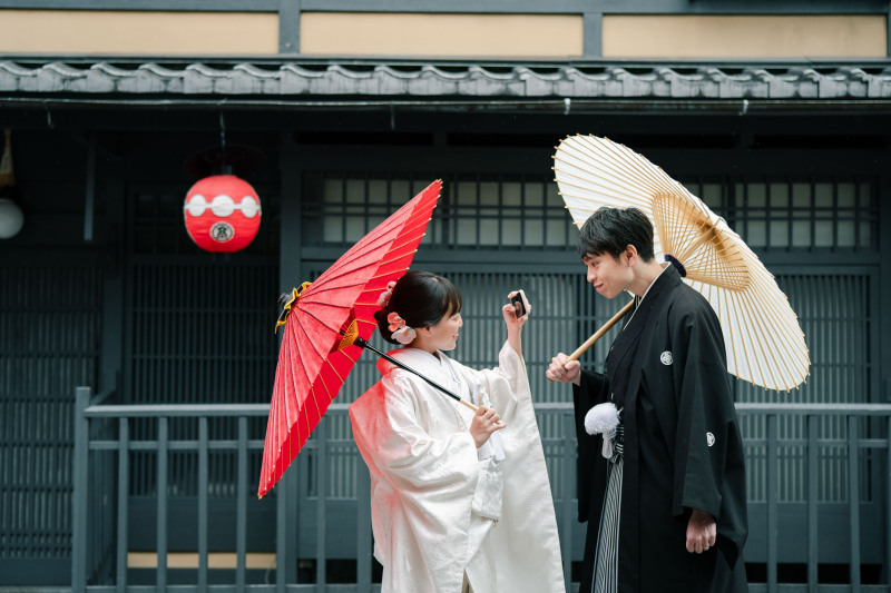 雨の日の前撮り