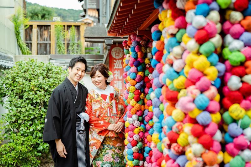 八坂庚申堂にて