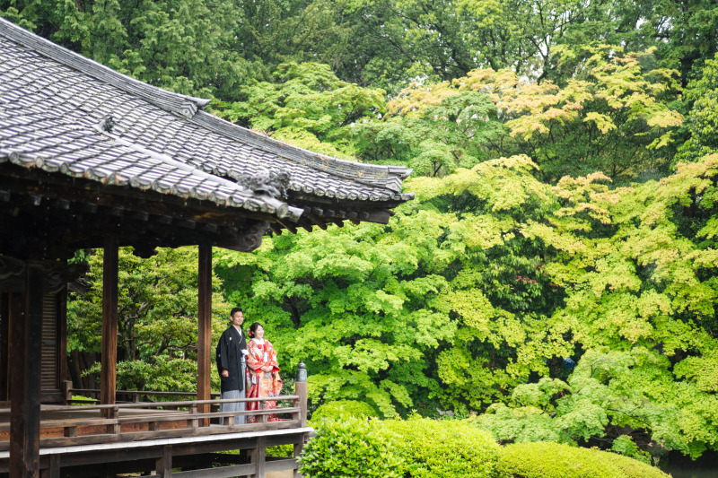 お寺での撮影〜雨の日〜