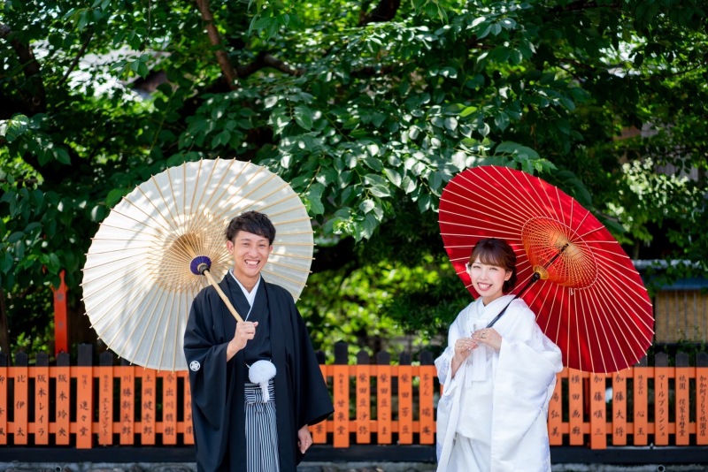 夏のフォトウェディングin祇園