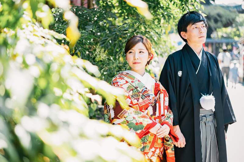 京都で楽しむ和装の前撮り撮影