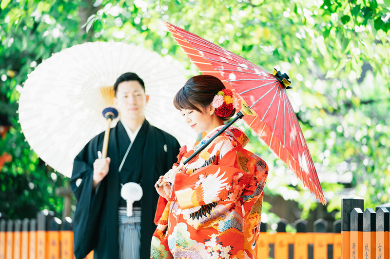 アップにしても華やかです