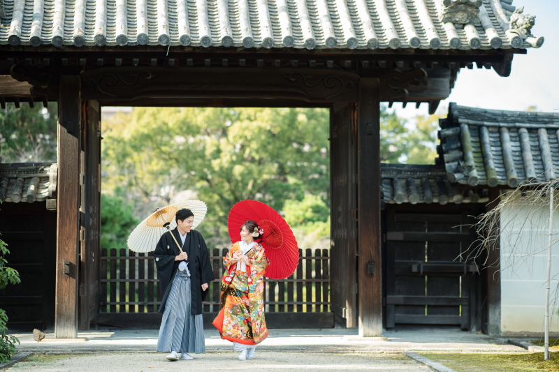 お寺で前撮り