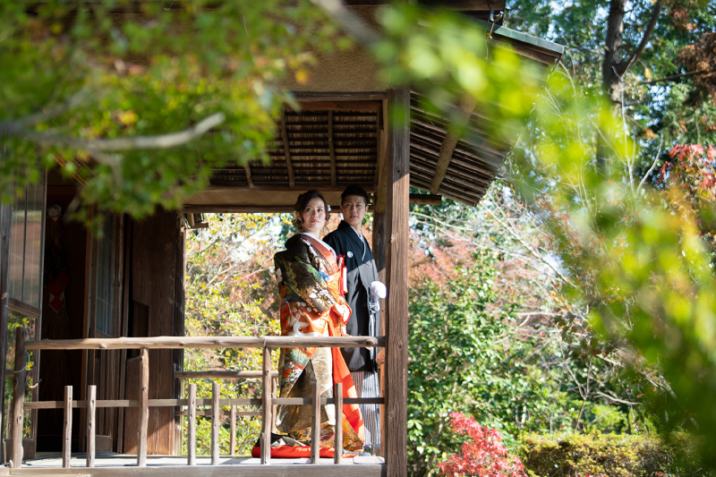 神社でフォトウェディング