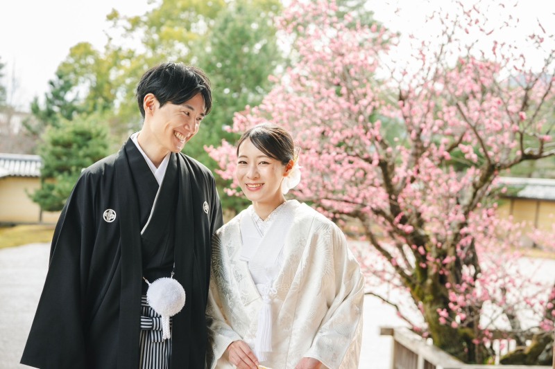 梅の季節の大覚寺