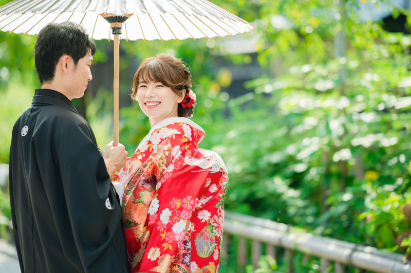 キラキラした笑顔