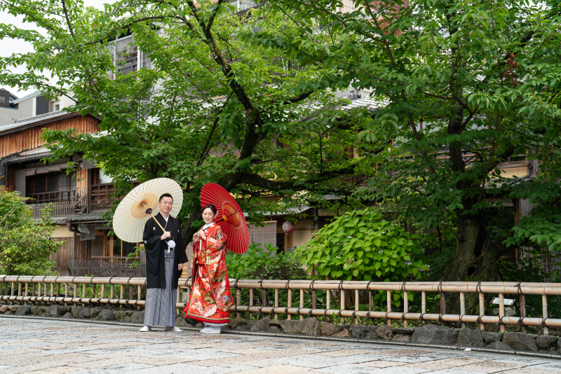 雨上がりの祇園