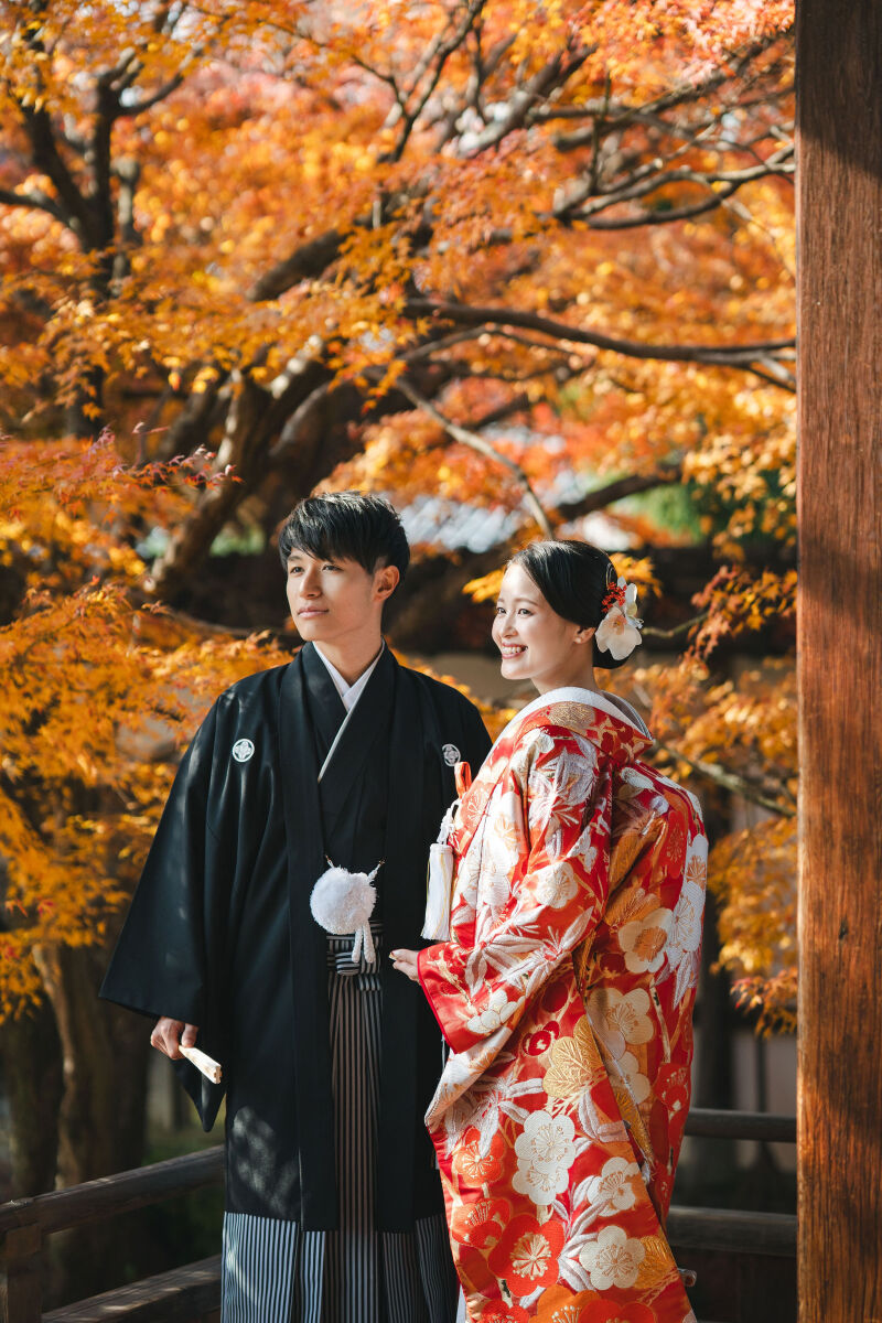 紅葉シーズンの大覚寺