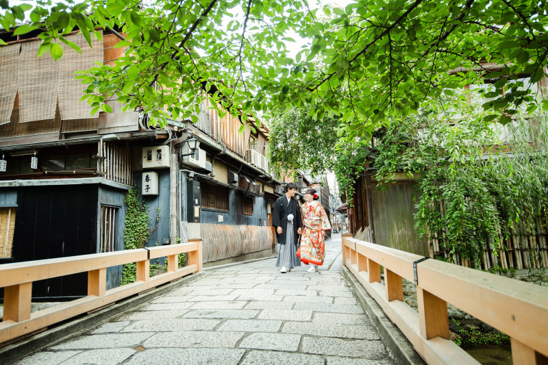 祇園で前撮り