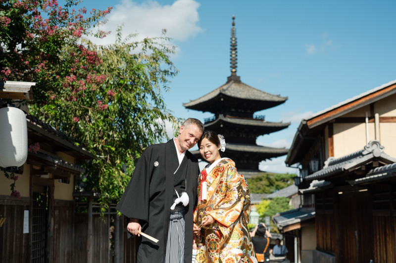 五重塔と一緒に