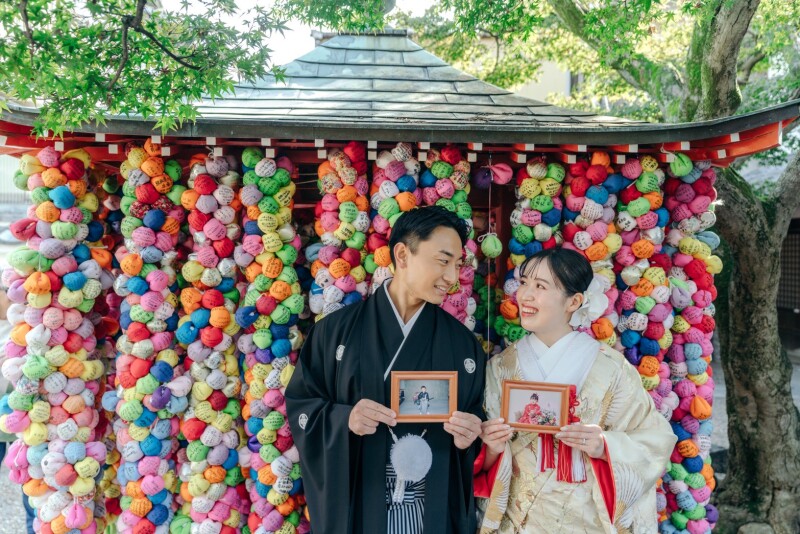 ロケーション2カ所2着(八坂の塔付近と本法寺)