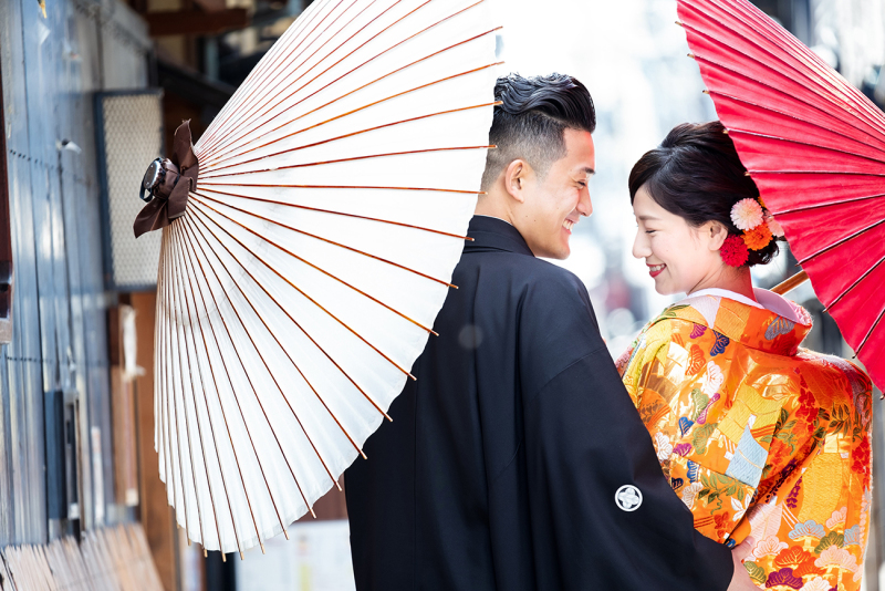 和傘との相性もバッチリ！