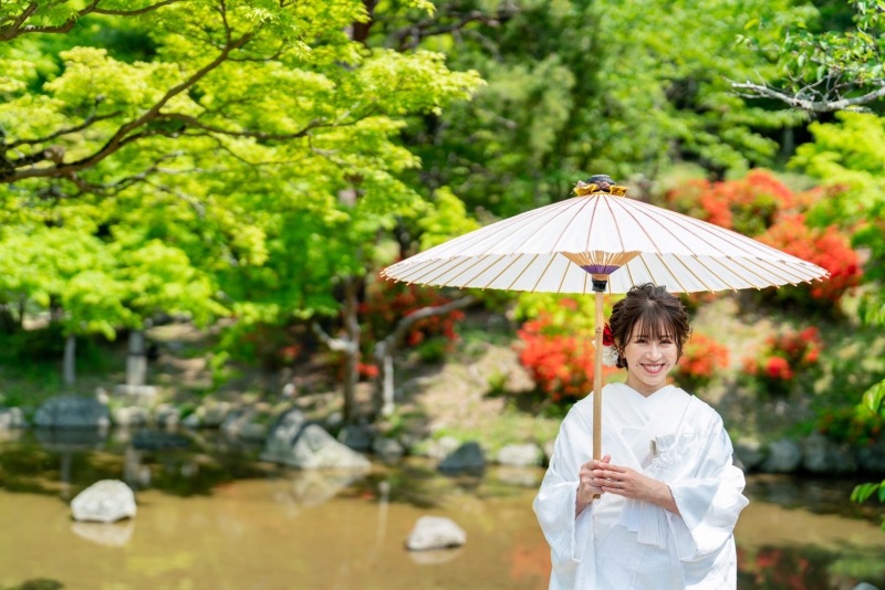 ニッコリ笑顔でソロショット