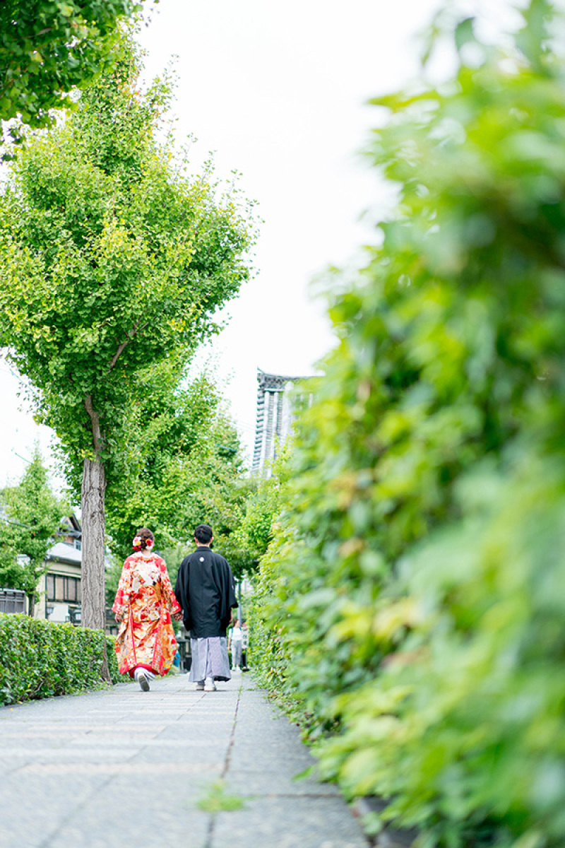 和装の前撮りから