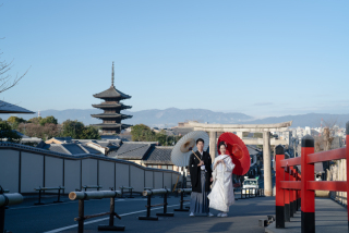 早朝の八坂の塔