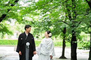 夏・白無垢で和装撮影