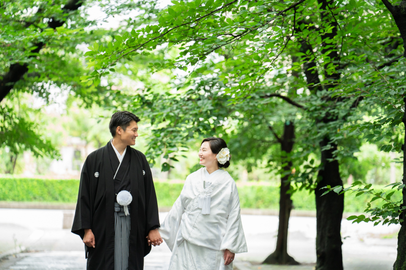 夏・白無垢で和装撮影