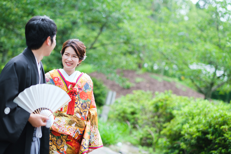 笑顔も緑も最高です