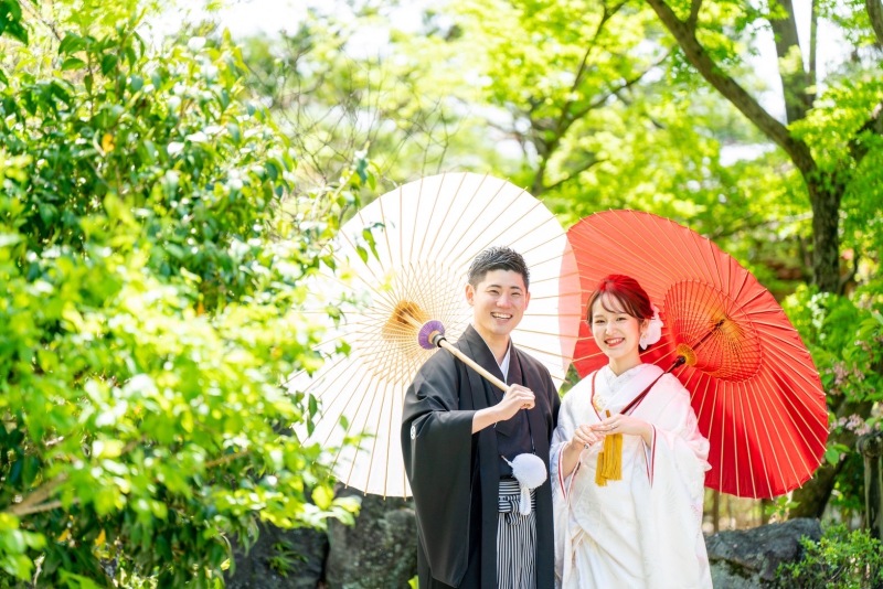 こちらでも和傘ショット