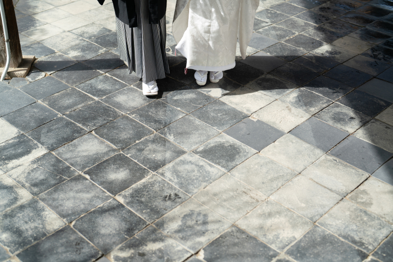 石畳の廊下