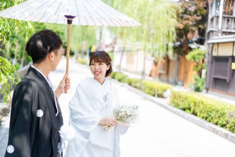 お二人の見つめ合い