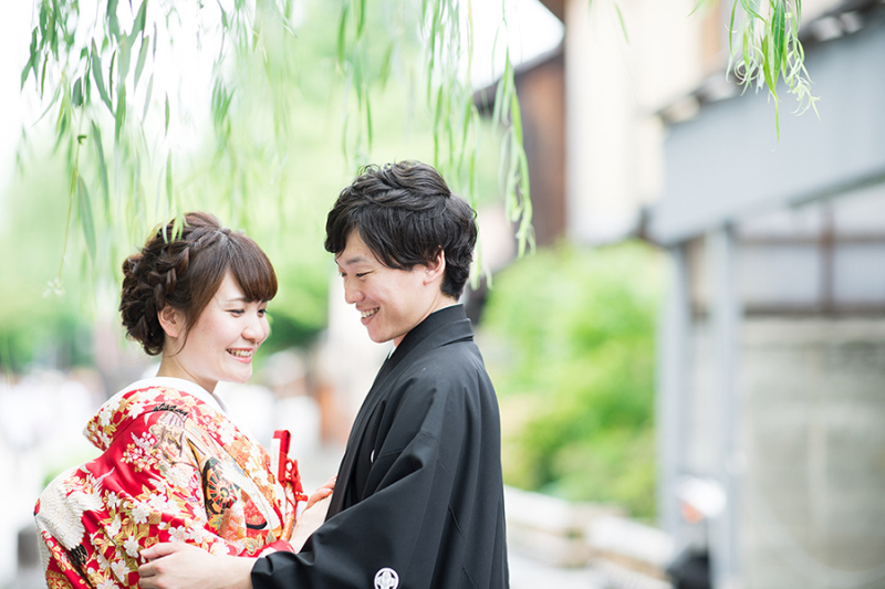 しっかりと寄り添って