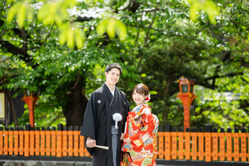和装で人気の京都
