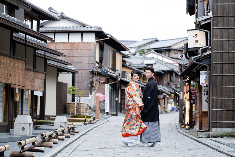 和装にピッタリな風景で