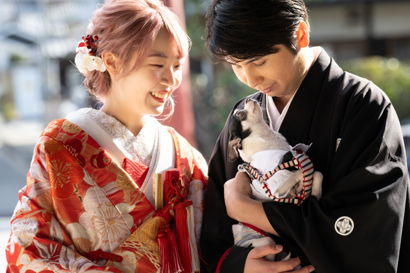 京都 美翔苑（KYOTO BISHOUEN）_ペットと一緒に撮影できる