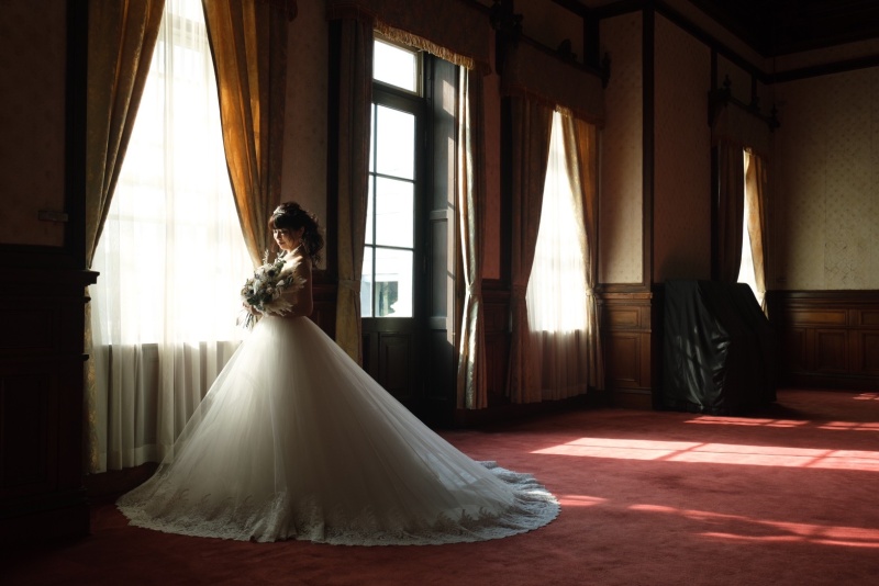 ご自身の好きなドレスで撮影