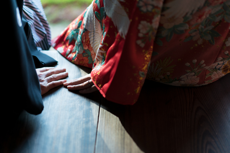 和装も持込可能です。