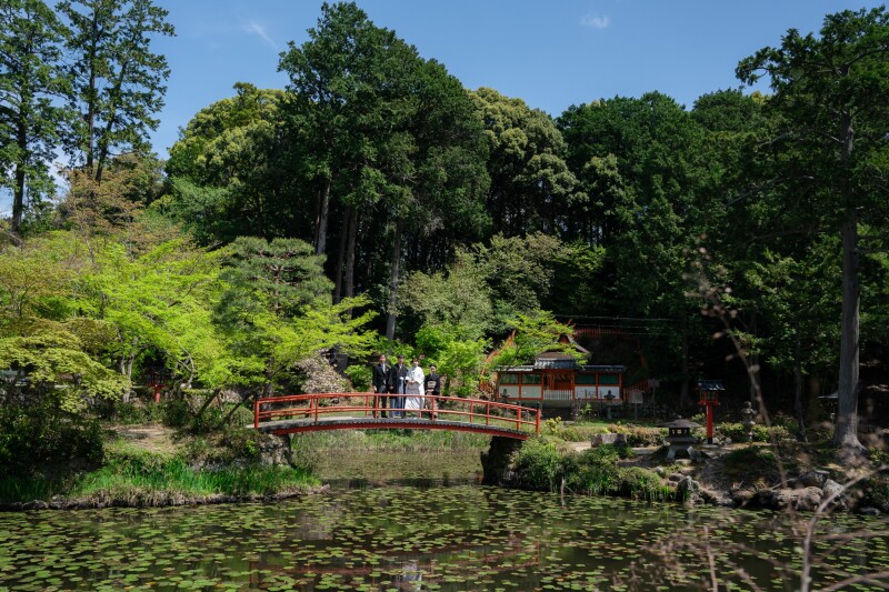 京都 美翔苑（KYOTO BISHOUEN）_両親の衣装がある