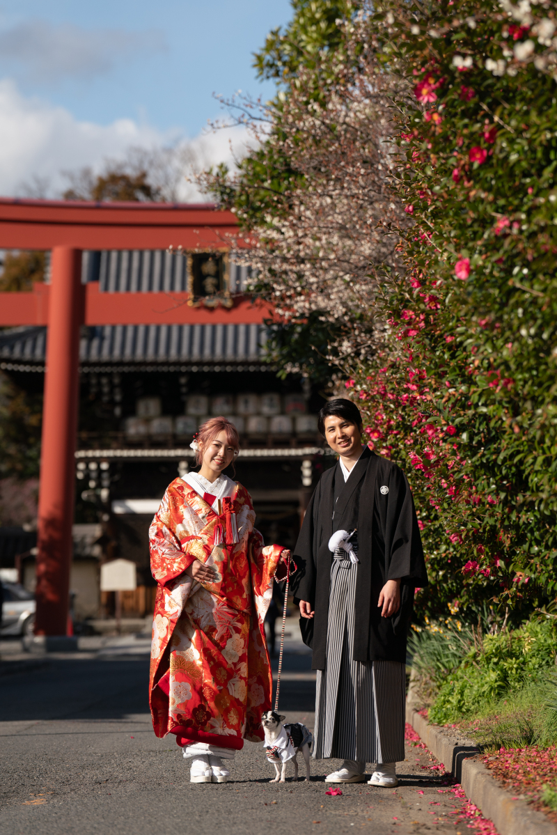 京都 美翔苑（KYOTO BISHOUEN）_ペットと一緒に撮影できる